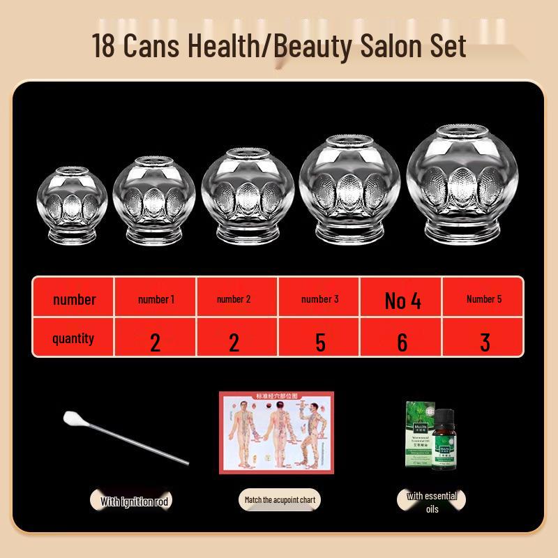 Chenye Thickened Glass Fire Cupping Set – Beauty & Household Therapy Jars