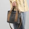 New Japanese Korean Style Canvas Multi Pocket Crossbody Shoulder Bag For Women Casual Small Daily Travel Mom Top Handle Bag