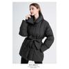 European & American Style Women's Mid-Length Down Cotton Jacket, 2024 Winter Outerwear Coat – New Design for Students