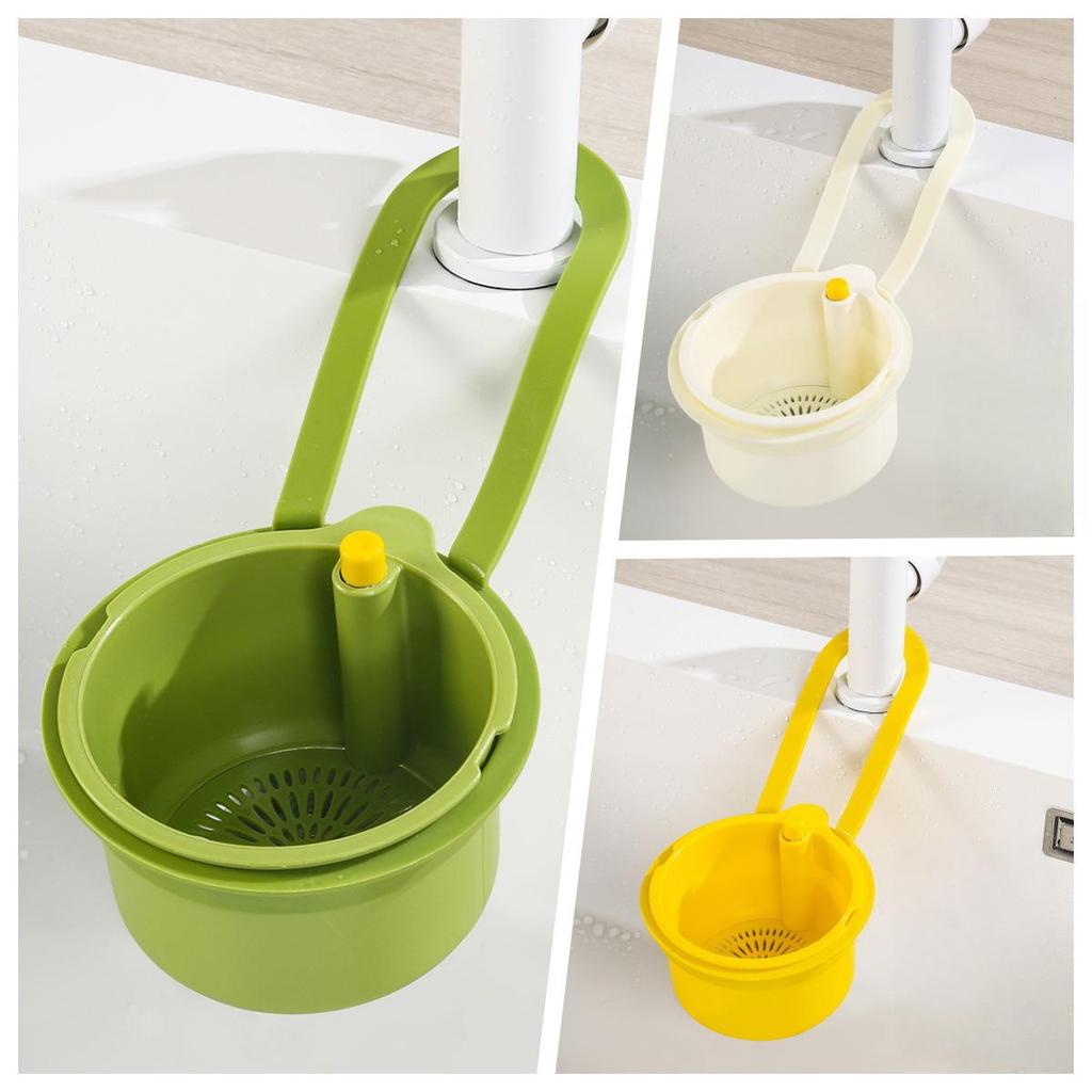 Kitchen Sink Hanging Basket Filter for Food Residue and Fruit Washing