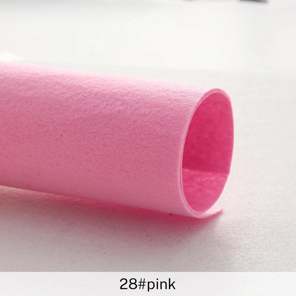 90x45cm Soft Felt Fabric Non-woven Felt Fabric Sheet Patchwork DIY Sewing Dolls Crafts Accessories Material 1mm Thick TJ10300