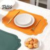 Mauspad Tischset PVC Tischset, Wasserdicht Rutschfest Tischmatte, Leicht zu Reinigen Klassisches Design Hitzebeständig Untersetzer, für Küche Esszimmer
