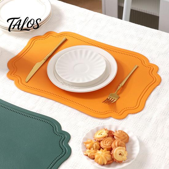 Mauspad Tischset PVC Tischset, Wasserdicht Rutschfest Tischmatte, Leicht zu Reinigen Klassisches Design Hitzebeständig Untersetzer, für Küche Esszimmer