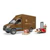BRUDER MB UPS & Forklift (with Figure) BR02538