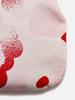 Marimekko Mini Unikko Haivahdys Puolikas Kukkaro Clasp Pouch, Women's, 52152259473821, Light Pink and Red