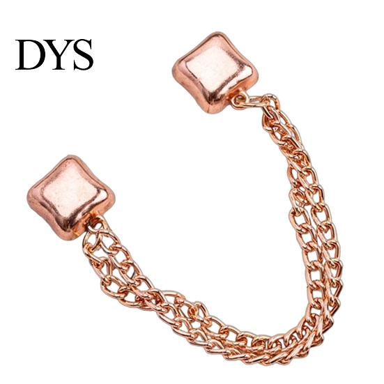 Clothing Adjustment Accessory Magnetic Clips for Pants Sleeve Hem, Multi-Function Fabric T-shirt Hem Clip Holder with Chain, Detachable Strong Magnet