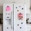 Rainbow Marble Texture Glass Refrigerator Magnets - Home Decoration Stickers