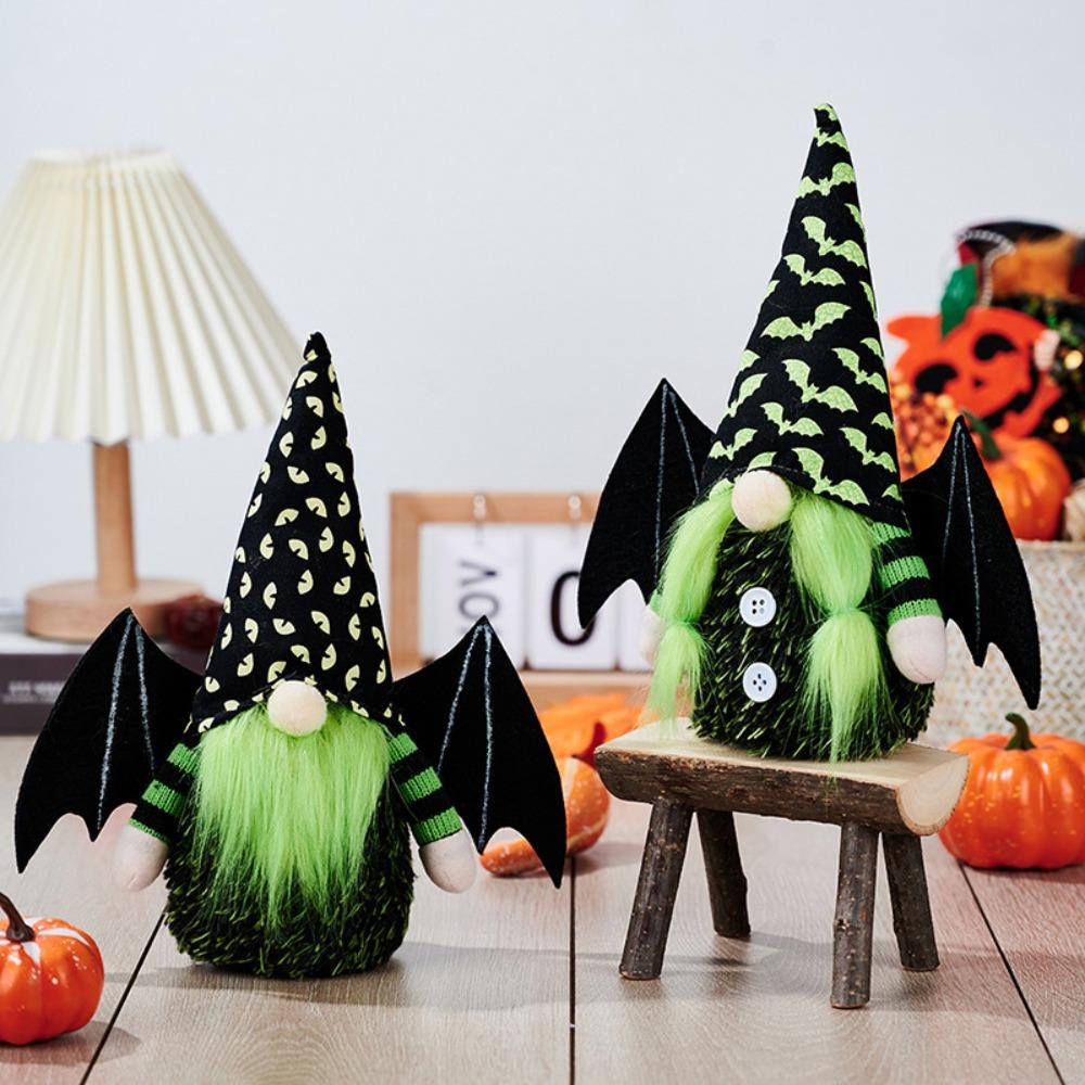 Cartoon Halloween Gnomes Doll Soft Dwarf Plush Doll Portable Faceless Doll  Party Supplies