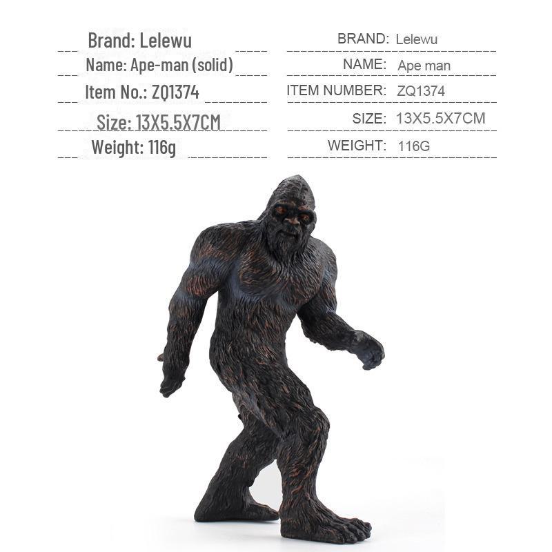 Bigfoot Ape-Man Model: Mythical Primitive Wild Man Ornament