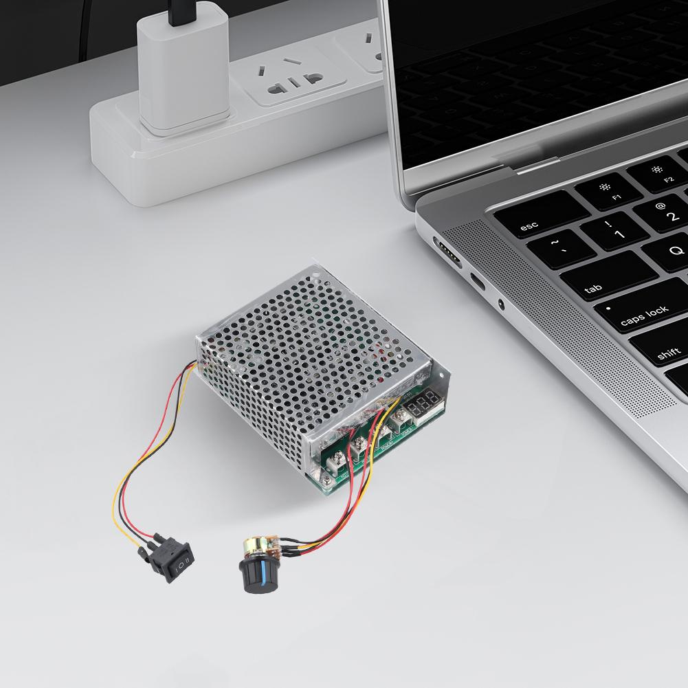 DC Motor Drive Controller Module DC 10-55V Digital Motor Speed Regulator 100A 12V 24V 48V Forward/Reverse Electronic Components