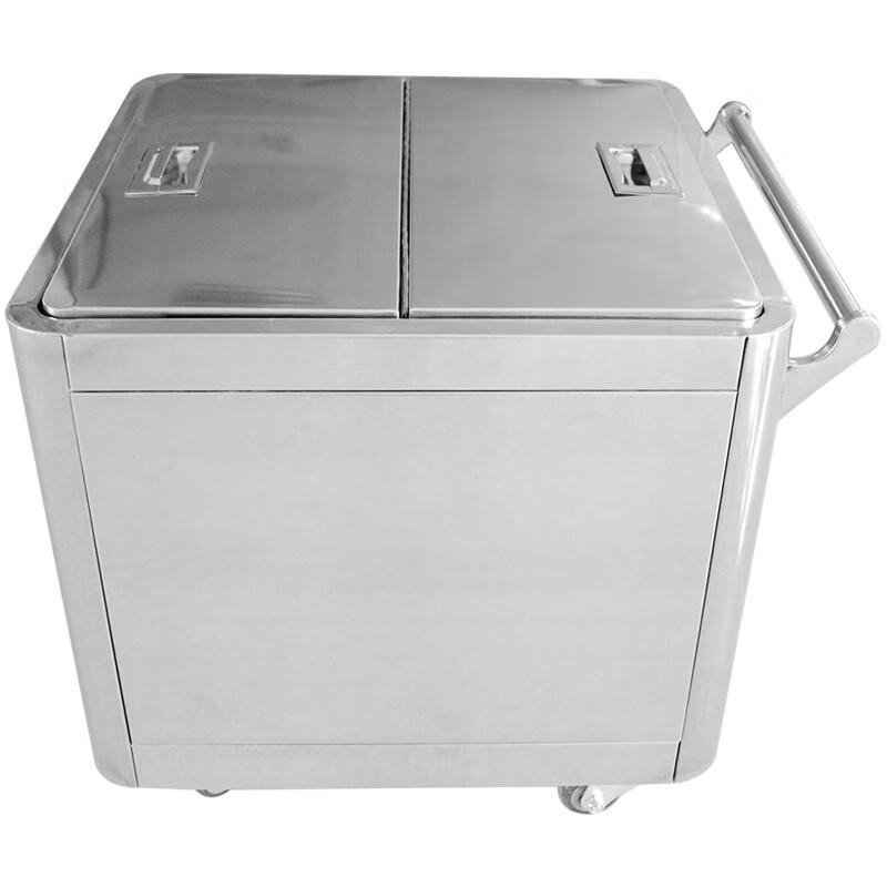 Stainless Steel Mobile Flour Cart