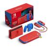 Nintendo Switch Mario Red x Blue Set with Red x Blue Carrying Case [Refurbished] "Mario Edition"