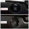 Car Engine Start Stop Button Ring Circle Decoration Cover Trims Fit For Mazda CX-30 CX30  - 2025 Stainless Steel Accessories