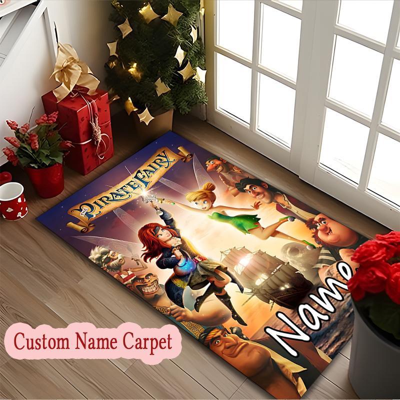 1pc Customize Name Chair Rug for Home Office Use, Pirate Animals Iceberg Area Carpet Appropriate for All Seasons