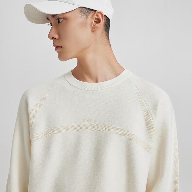 

Cabbeen LOGO Embroidered Loose Knit Sweater 2XL