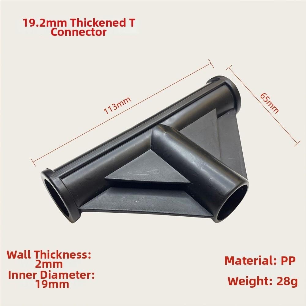 5pcs Black&White DIY Shelf Water Tube Joint Elbow Straight Joint Four Way Connector
