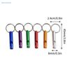 Aluminum Alloy Survival Whistle, Training Whistle Emergency Tool For Hiking/Camping/Mountaineering