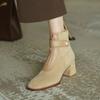 Fashion Ankle Boots for Women Elegant With Medium Heels Large Size Warm Fashion 2024 Woman Short Shoes Designer Luxury Trend Y2k Booties