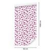 Heart Wallpaper White, Powder Pink and Purple 50x1000