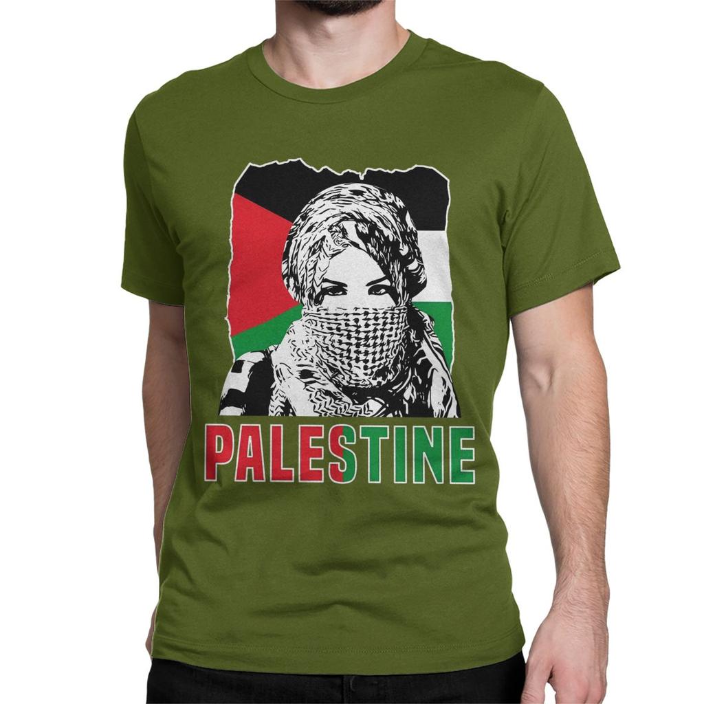 Men Women Shemagh Palestine T Shirts Arabic Hatta Kufiya Keffiyeh Cotton Tops Funny Short Sleeve O Neck Tees Party T-Shirts