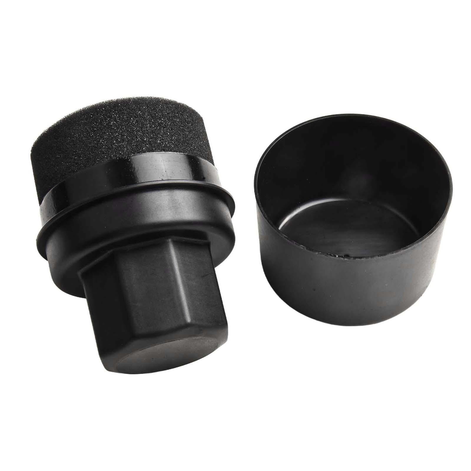 

Tire Dressing Applicator Pad with Ergonomic Grip for Effortless Tire Care Black trim