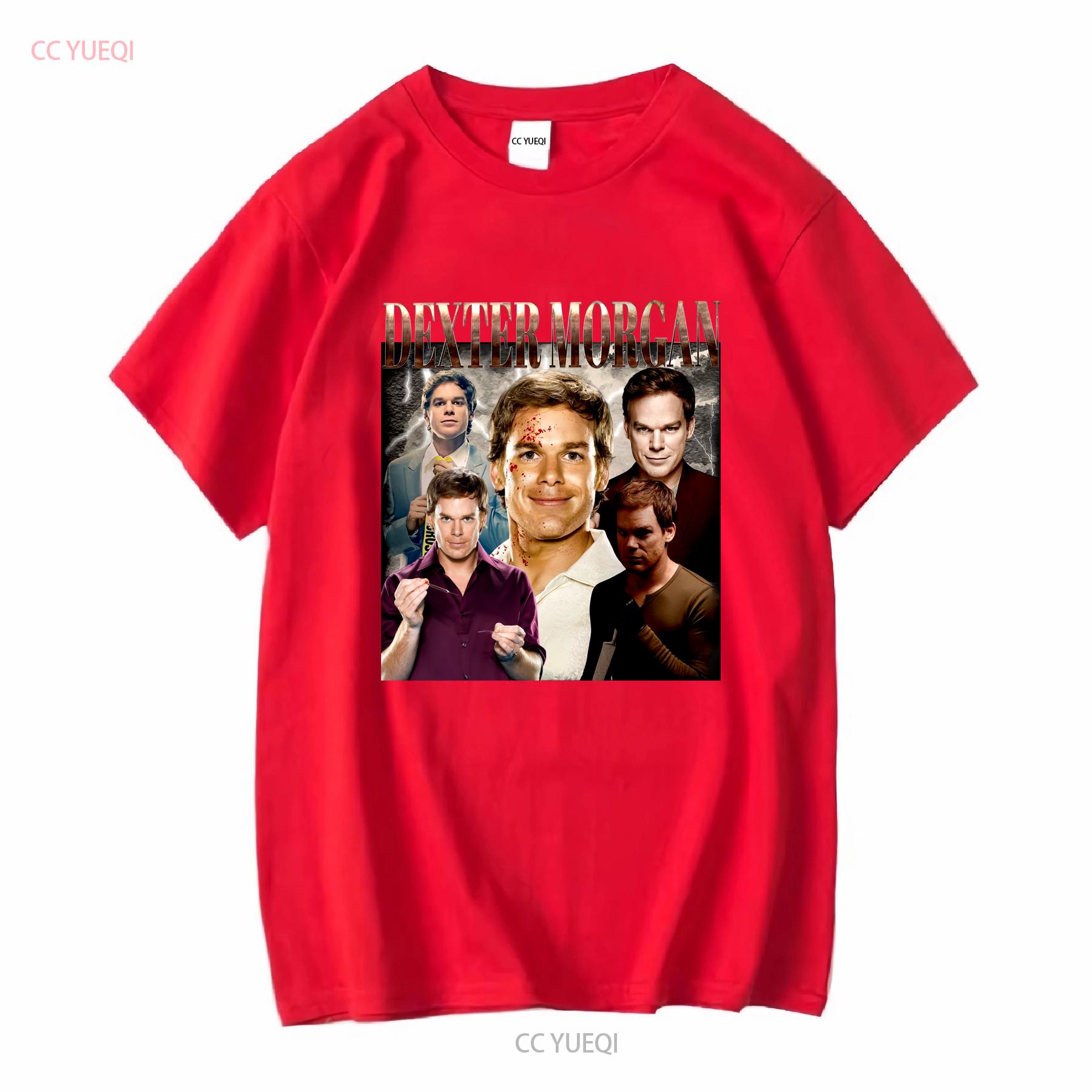 Limited Vintage Dexter Morgan T Shirt SweaT Rock Style Bootleg long or short sleeves vintage Washed streetwear graphic S