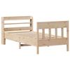 VidaXL Bed Frames Without Mattress 75x190 Cm Solid Pine Wood 3307029