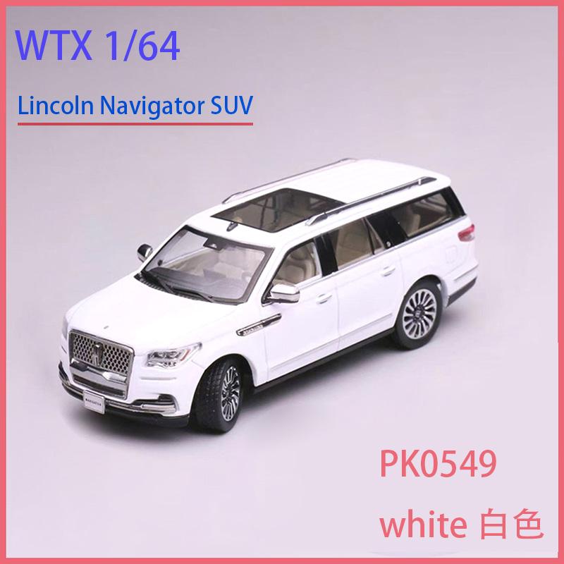 

WTX 1/64 Lincoln Navigator SUV Model Alloy Simulation Car Model Classics Adult Souvenir Gift Static Display белый