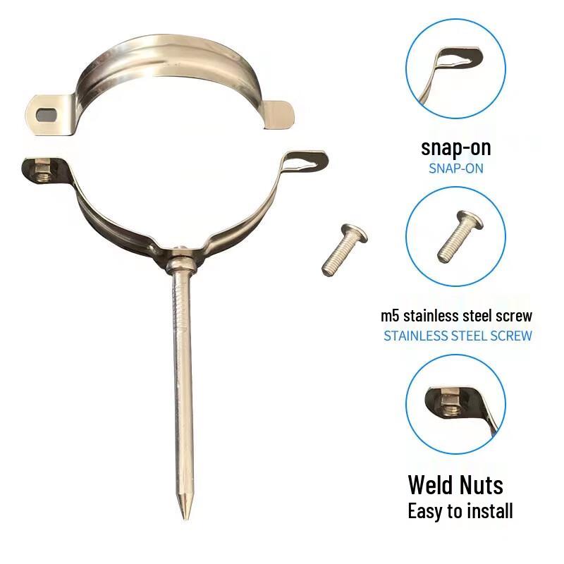 Yuyu Gongshang Stainless Steel PPR Pipe Clamp with Nail