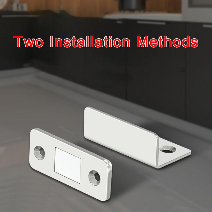 10 Sets of Magnetic Door Stops and Locks: Easy To Install, (Two Installation Methods)