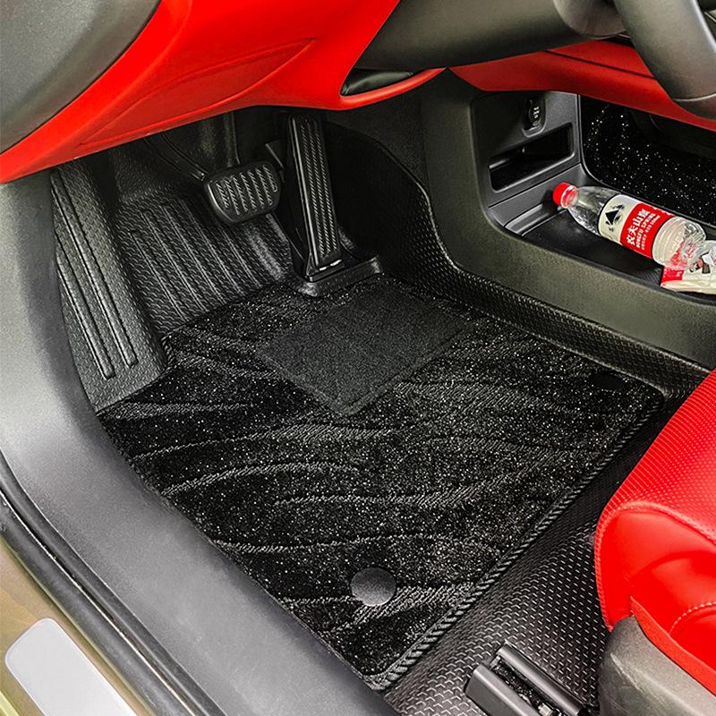 Changan CS75/CS55/Yidong PLUS 360° TPE Galaxy Car Floor Mats: Wear-Resistant & Durable.