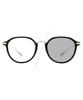 Zoff UNITED ARROWS Photochromic Sunglasses UV UNITED ARROWS [WEB Exclusive] Boston-Style (Black, ZO251G06_14E1) Protection, Color-Changing,