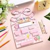 Wedding Reception Signage First and Last Day of School Board Sign for Kids, Reusable Wooden Memo Chalkboard Sign, Cute Writing Daily Notes Schedules