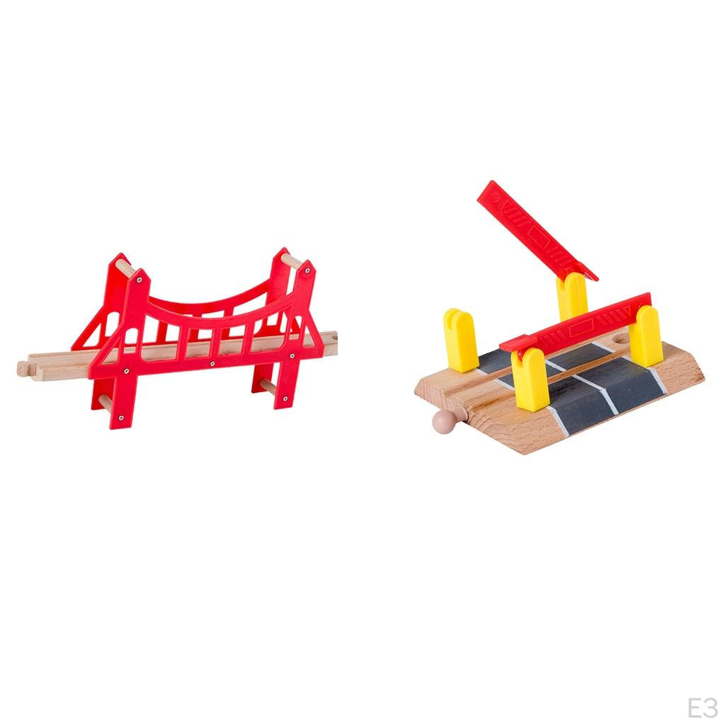 Zestaw torów kolejowych z drewna Premium - idealny do budowania i kreatywności