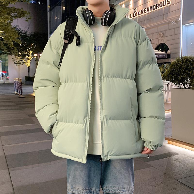 Gradual change of cotton-padded clothes Men's winter new trendy brand Jinjiang cotton-padded clothes Thickened and velvet cotton-padded