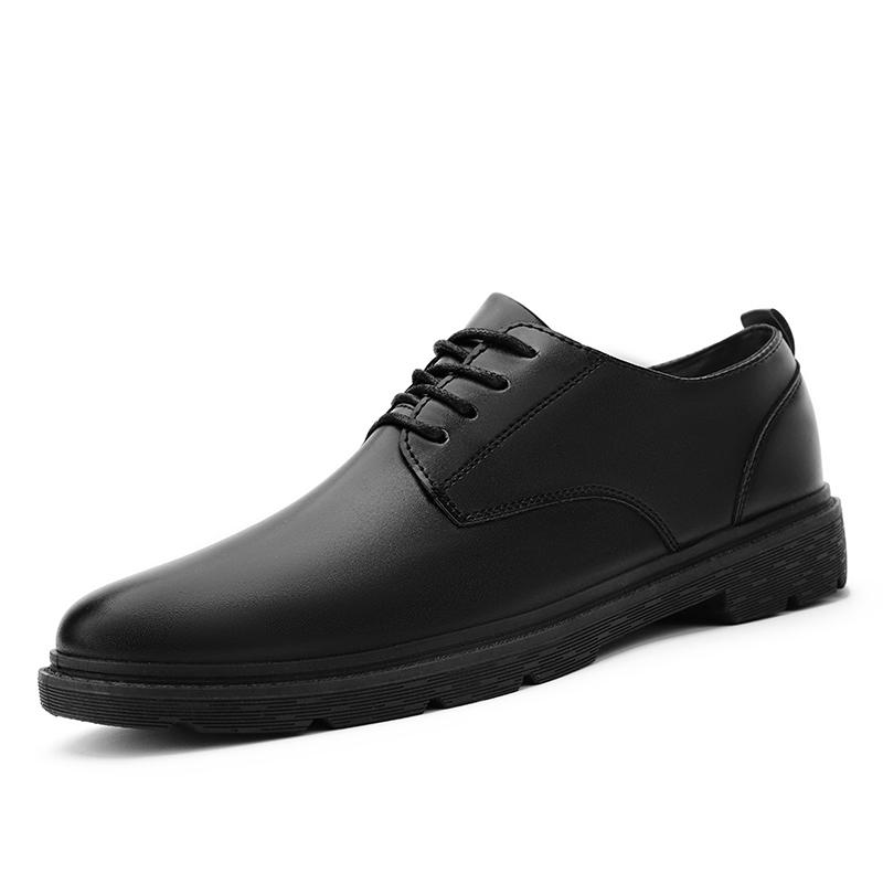 

2025 осень мужские деловые кожаные туфли мужские британские низкие на шнуровке мужские туфли модные универсальные лаковые туфли 44