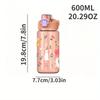 Large Capacity Water Cup with Straw, Suitable for Daily Outdoor Activities, Back To School Season Water Cup, Sports Water Cup