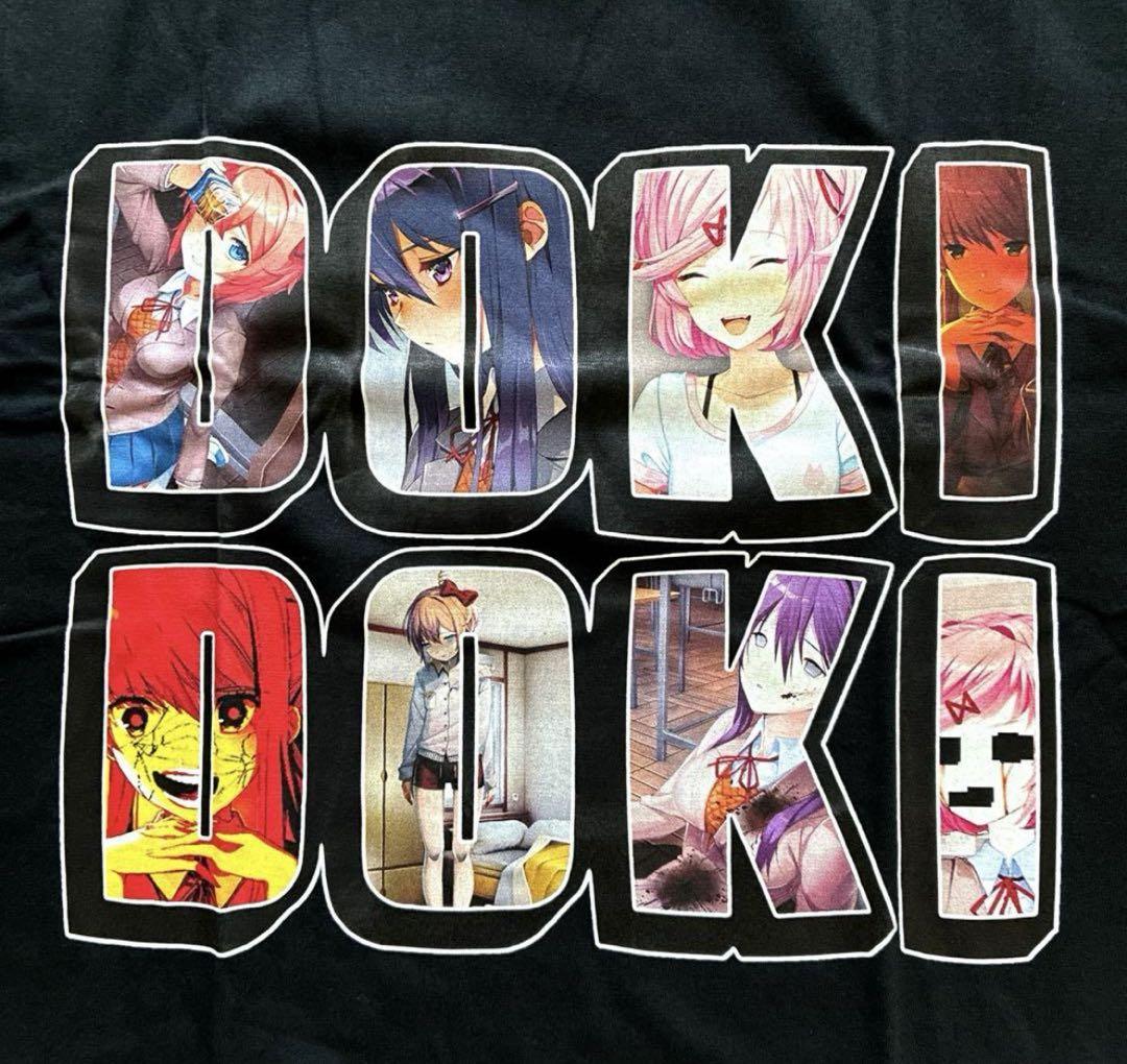 

[Б/У] Футболка Doki Doki Literature Club Игровая Аниме Футболка Редкая