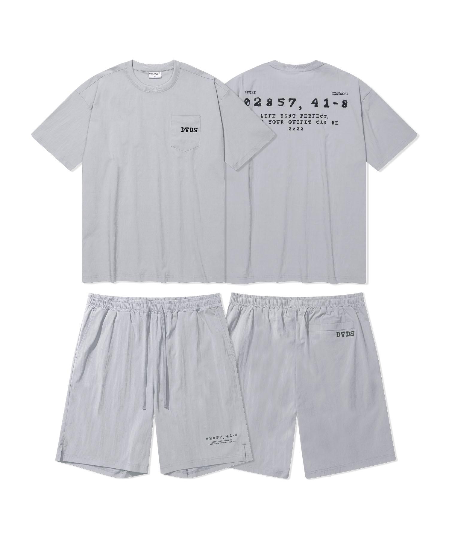 Divine Distance Active Woven Spandex Setup [Gray] L