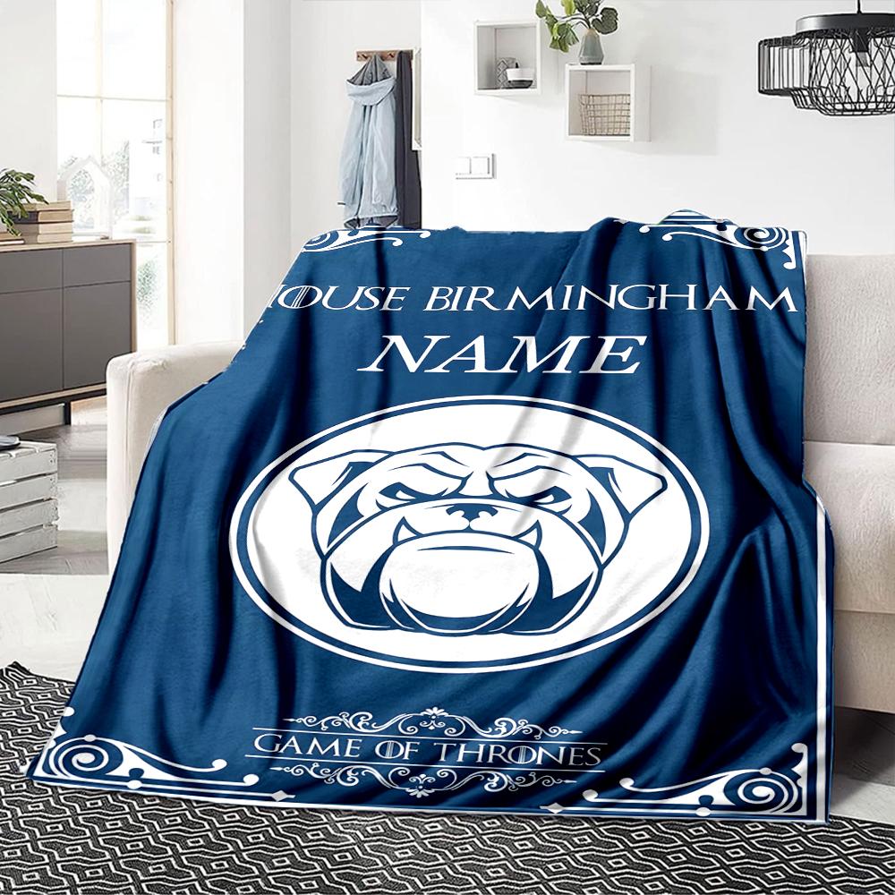 Custom Name Portugal's National Emblem blanket for Couch & Bed, Plush Cozy Fuzzy Blanket Super Soft & Warm Blankets for Fall and Winter. 0908280