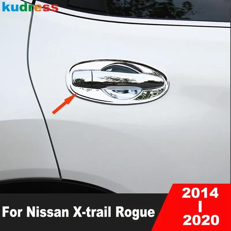 Для Nissan X-TRAIL Rogue T32 2014 2015 2016 2017 2018 Хромированная накладка на ручку двери, чаша ручки двери, автомобильные аксессуары