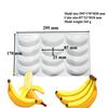 12 Bananen-Mousse-Kuchenform, DIY-Simulation, Obst, Dessertform, Backutensilien