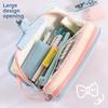 Transparent Display Korean PVC Stationery Bag Multilayer Ins Pencil Pouch  Office