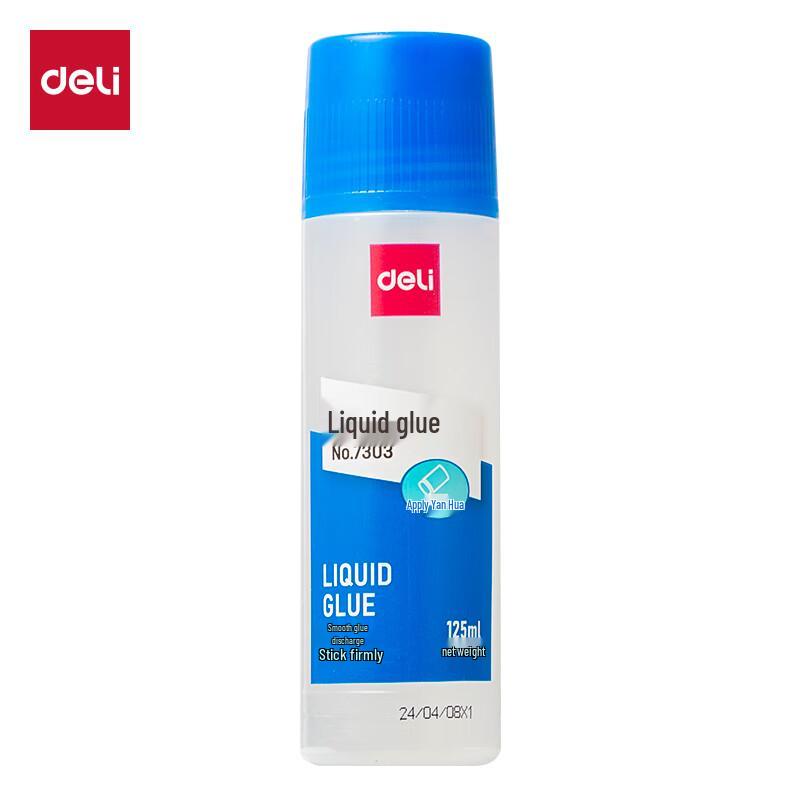 Deli 125ml Washable Liquid Glue (12-Pack)