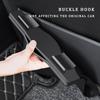 Car front seat LED waterproof magnetic adsorption garbage bin suspension car seat leather storage leak proof garbage bin 1 pcs