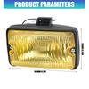 Professional Fog Light Spotlamp 55W Warm Light Lamp Output Perfect For 205 CTI 106 Rainy Foggy Conditions Easy Install