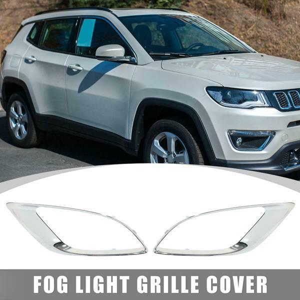 1 Pair of 5113745AB & 5113744AB Fog Light Grille Covers for Dodge Durango