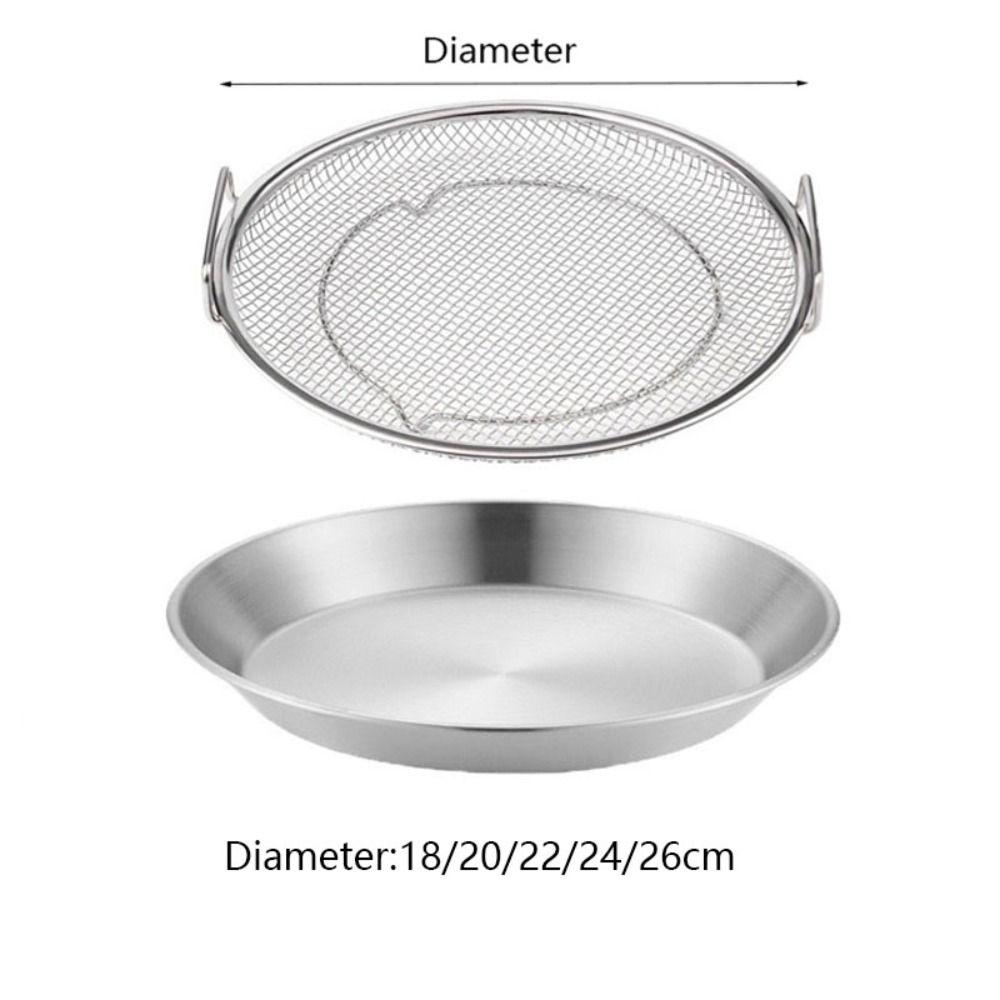 Fine Mesh Frying Strainer Basket with Handle Kitchen Oil Filter Pan  BBQ Food