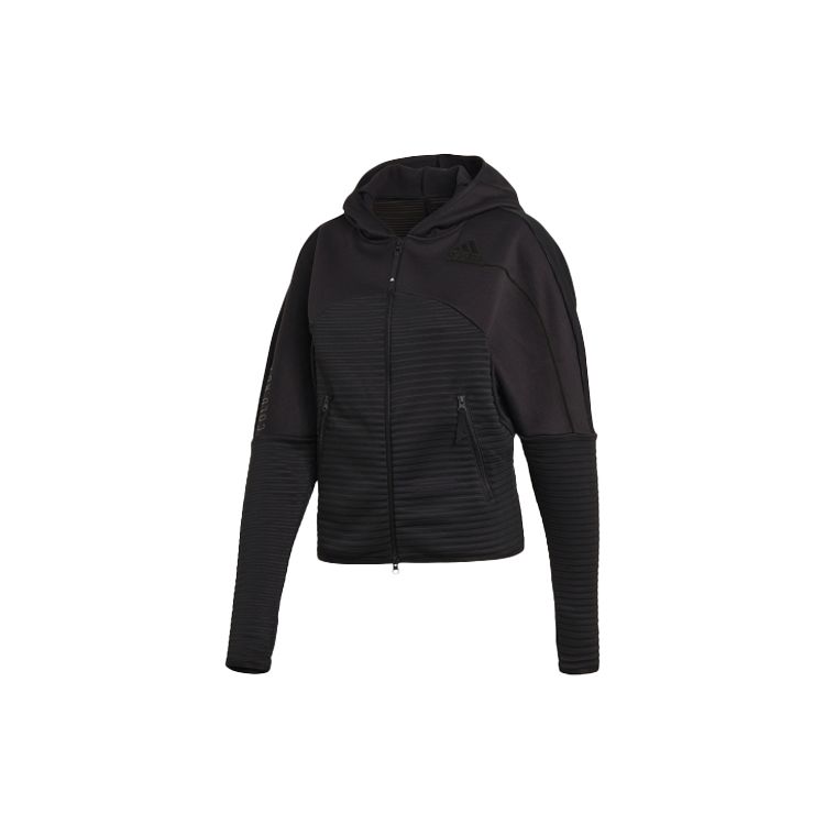 

Adidas Z.N.E. COLD.RDY Full-Zip Hooded Jacket Women s Windproof Athletic Outerwear Black FT6775 XS