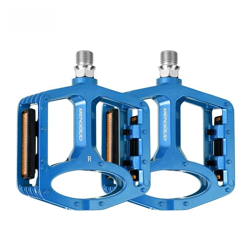 Cykelpedal med dubbla lager i aluminiumlegering för mountainbikecykling och pendling